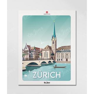 La-Jonx Zürich Fraumünster - Poster  
