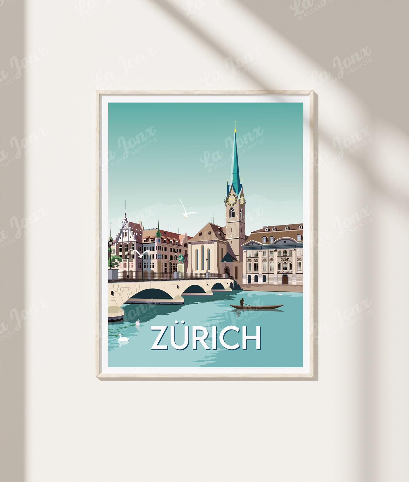 La-Jonx Zürich Fraumünster - Poster  