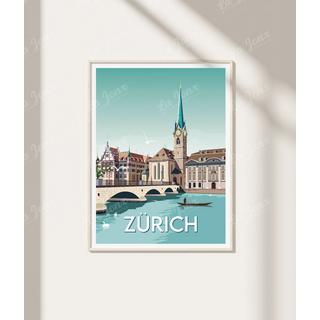 La-Jonx Zürich Fraumünster - Poster  