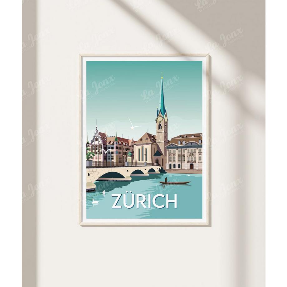 La-Jonx Zürich Fraumünster - Poster  