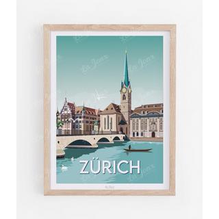 La-Jonx Zürich Fraumünster - Poster  