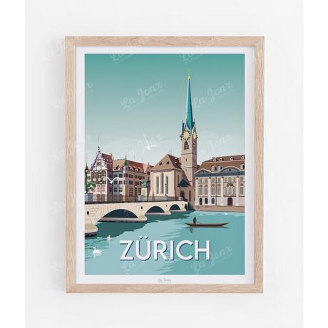 La-Jonx Zürich Fraumünster - Poster  