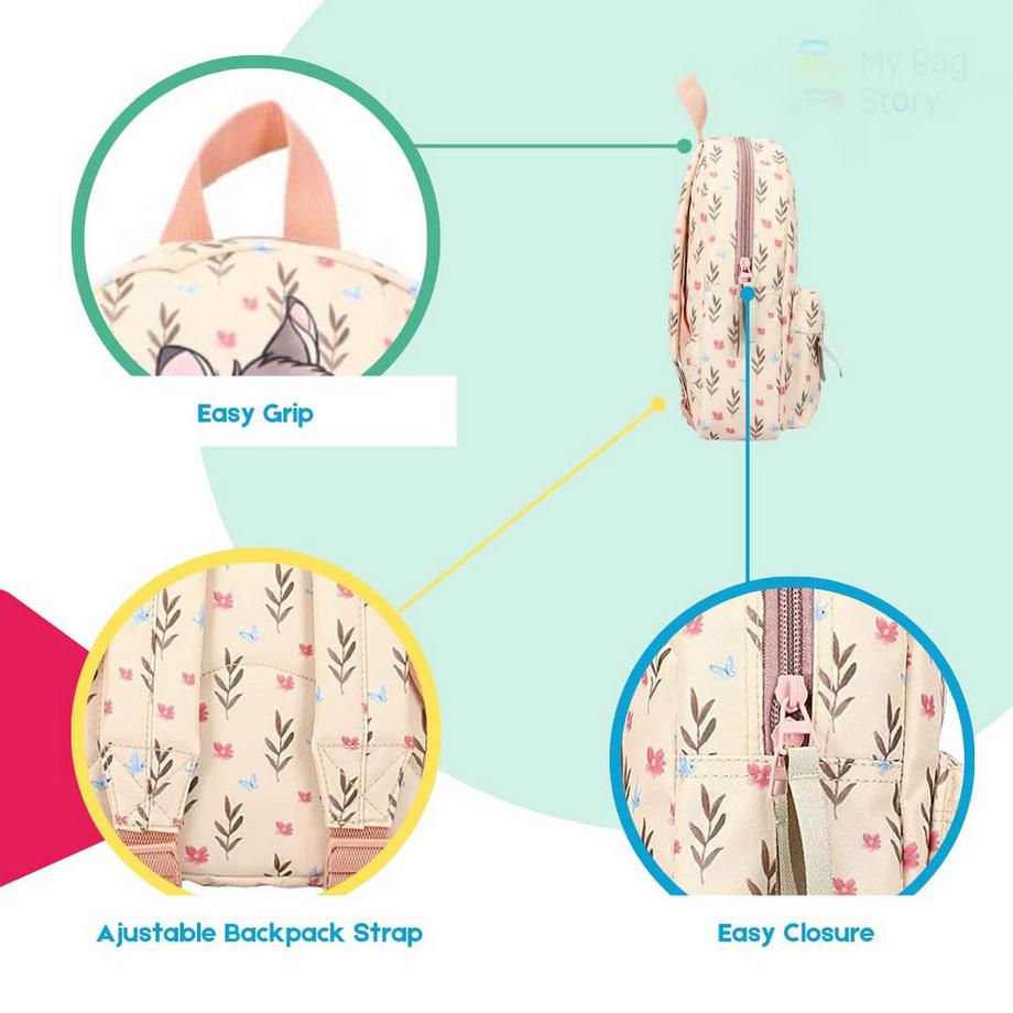 Only-bags.store Bambi Verstellbarer Schultergurt Rucksack  