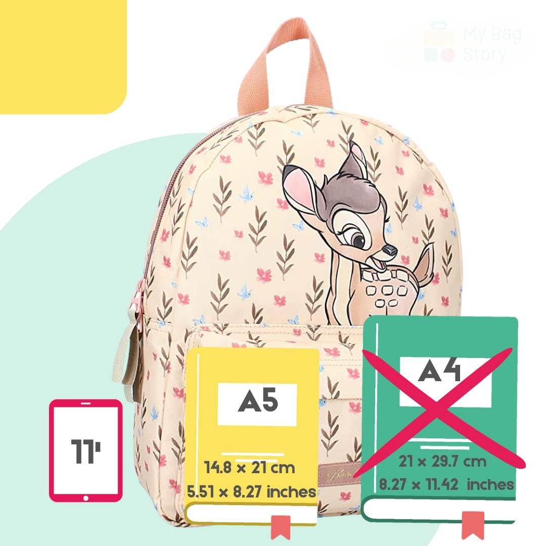 Only-bags.store Bambi Verstellbarer Schulterriemen Rucksack  