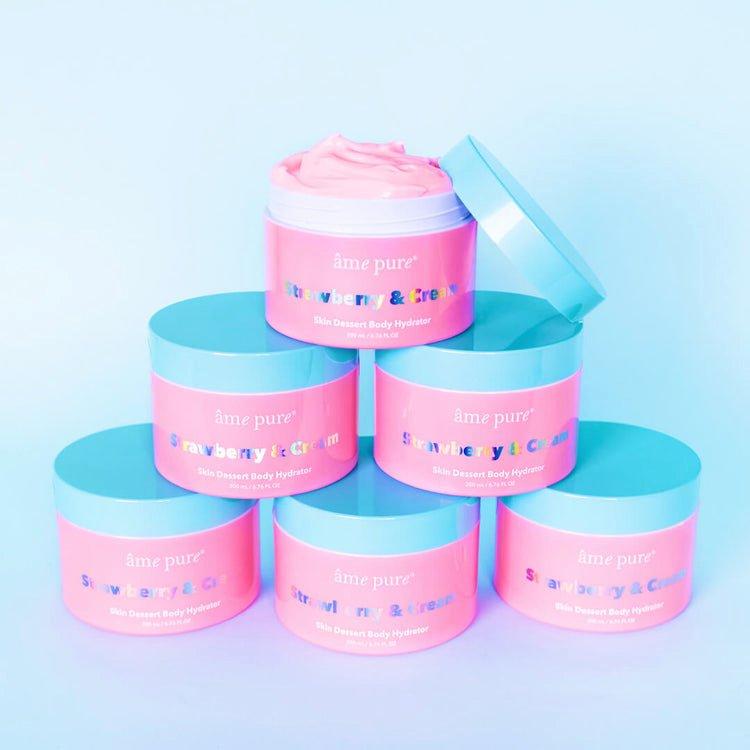 âme pure  HOLIDAY GLOW Coffret Cadeau: Sérum Luxe Lash pour les cils, sérum hydratant pour le visage, crème pour le corps, crème pour les mains 