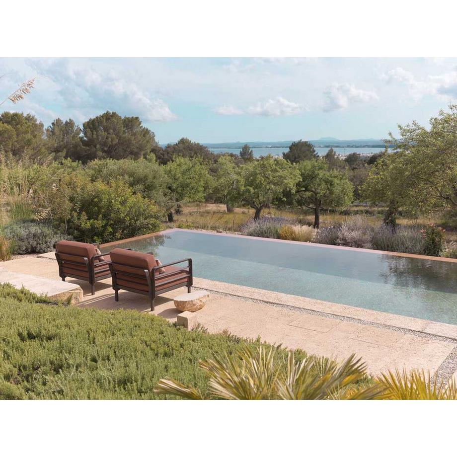 NARDI outdoor Coussin dorsal de jardin Maximo rouge  