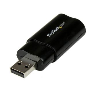 STARTECH.COM  StarTech.com Scheda Audio Esterna Stereo USB 2.0 - Adattatore esterno scheda audio Stereo USB 2.0 a 3,5 mm Jack audio 