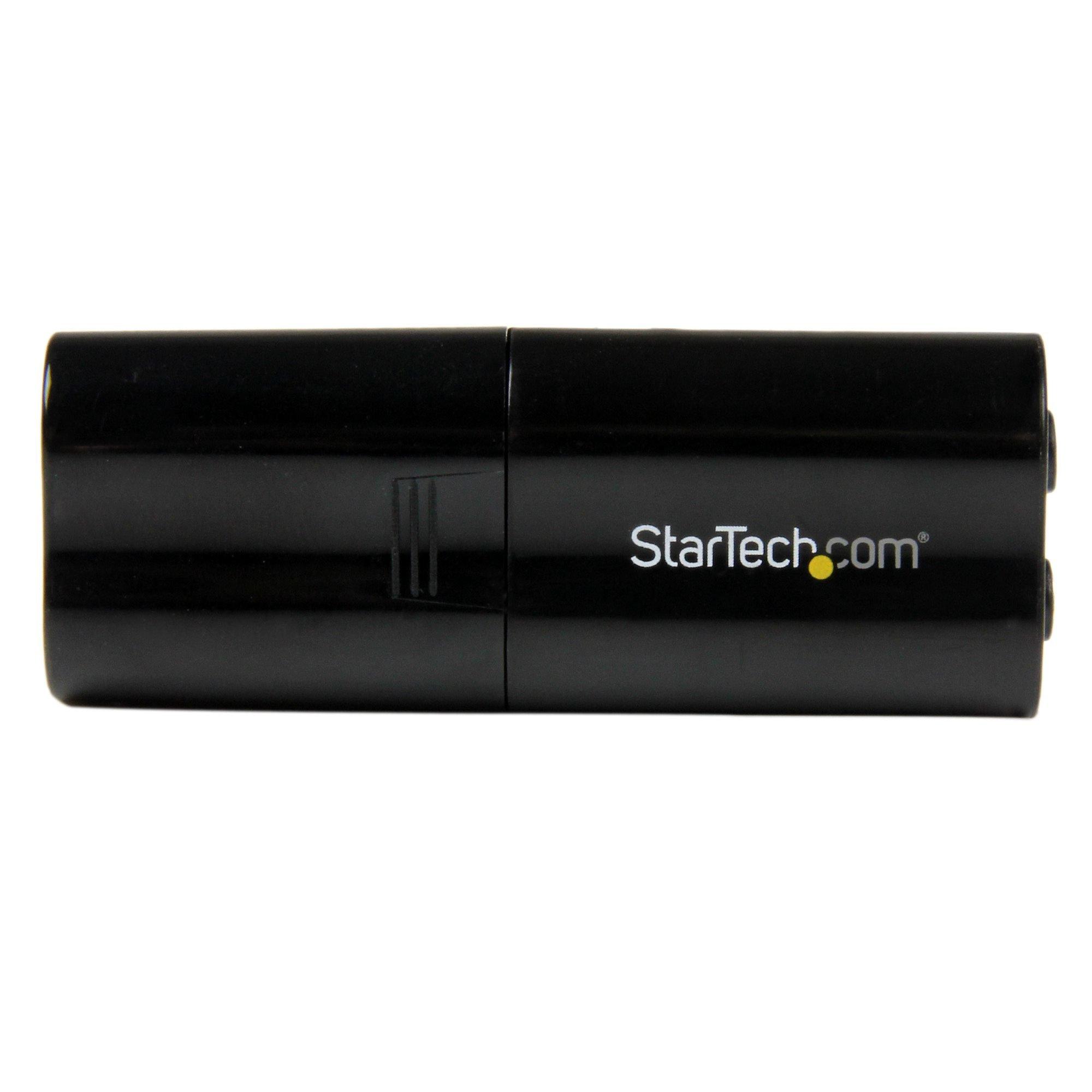 STARTECH.COM  StarTech.com USB Audio Adapter - Externe USB Soundkarte - Schwarz 