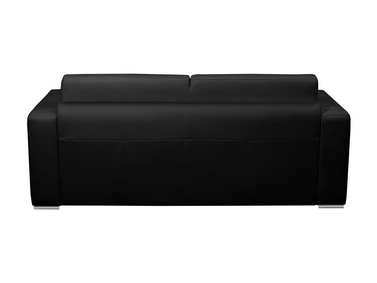 Vente-unique Schlafsofa mit Matratze 3-Sitzer - 100% Büffelleder - - Matratze 18 cm - DELECTEA II  