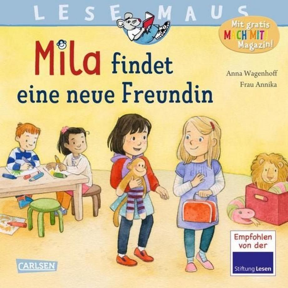 Carlsen  LESEMAUS 211: Mila findet eine neue Freundin 