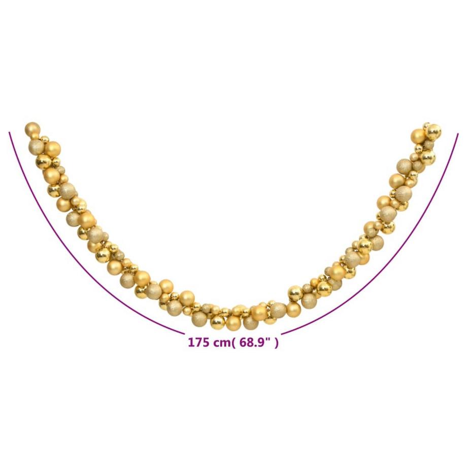 VidaXL  Kugelgirlande styropor 