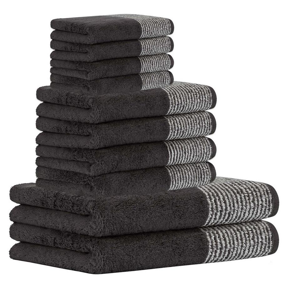 Serviette de bain  Pack de 10-Luxury Home C Two-Tone