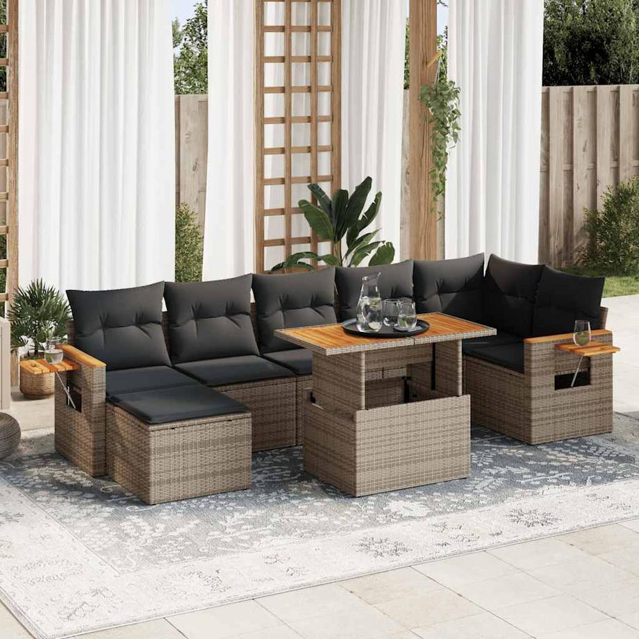 VidaXL Garten sofagarnitur poly-rattan  
