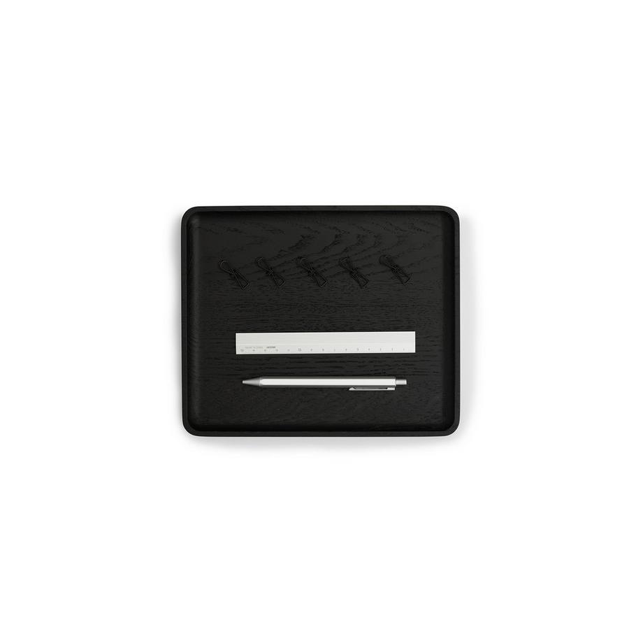 Oakywood Vassoio catchall - Vassoio in legno - Organizer da scrivania - 20x24x2 cm  