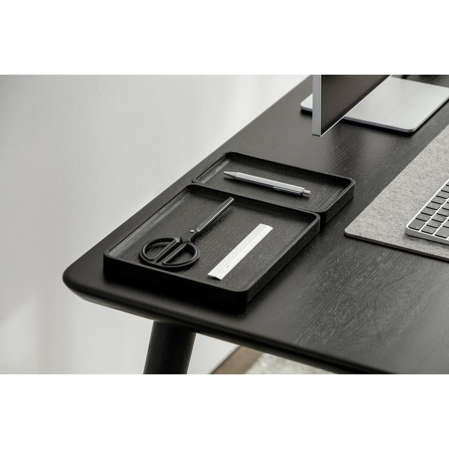 Oakywood Vassoio catchall - Vassoio in legno - Organizer da scrivania - 20x24x2 cm  