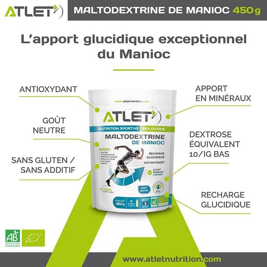 LETTS  Bio Maniok Maltodextrin 450g Atlet 