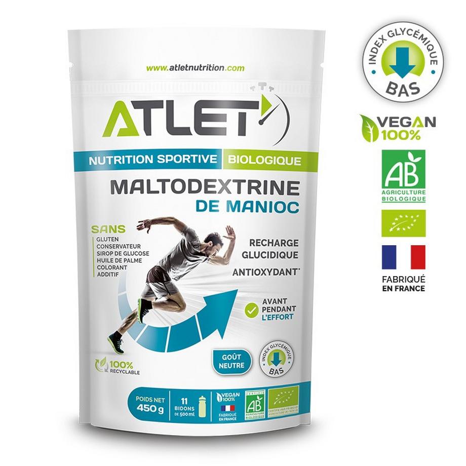 Maltodextrine de manioc Bio 450g Atlet