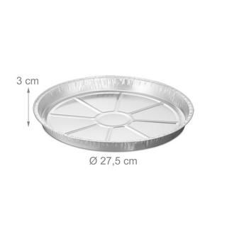 B2X Runde Aluminiumschalen im 25er-Set  