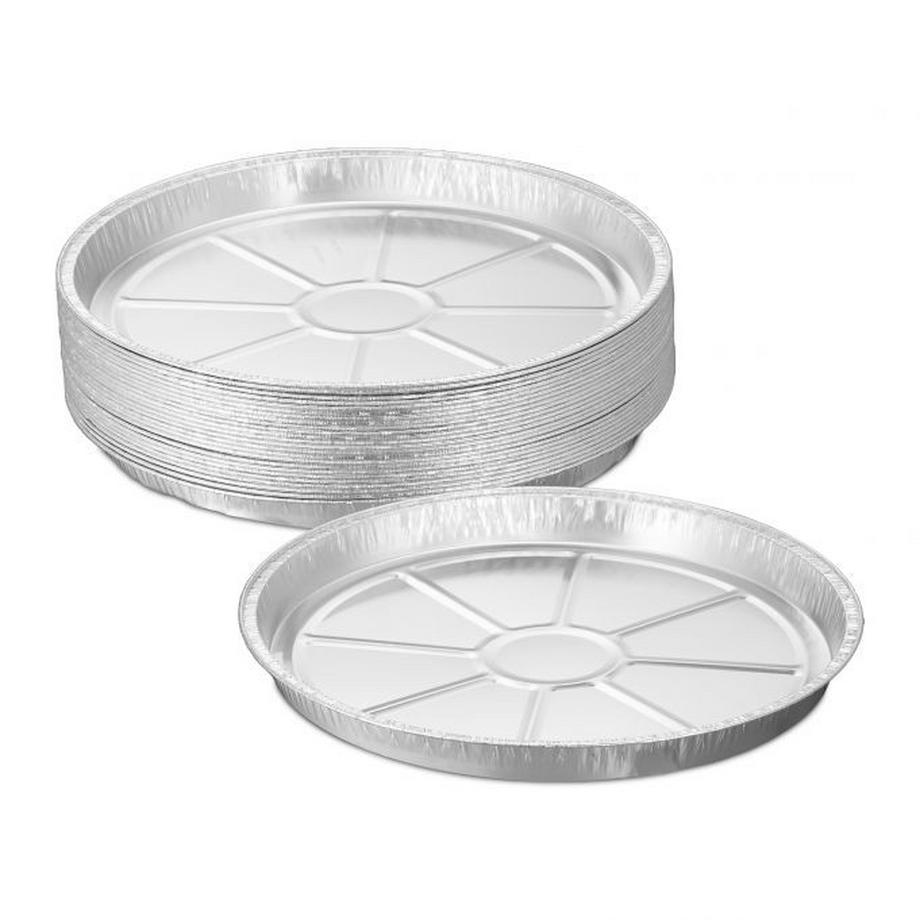 Plateaux ronds en aluminium par lot de 25