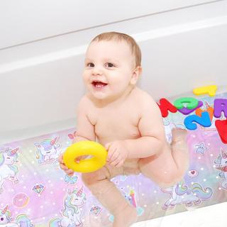 Activity-board  Tapis de bain pour enfants, tapis de douche antidérapant 