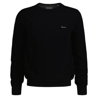 GANT  Pull en tricot  Confortable à porter-COTTON PIQUE C-NECK 