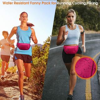 Only-bags.store Wasserdichte Gürteltasche mit grossem Fassungsvermögen  