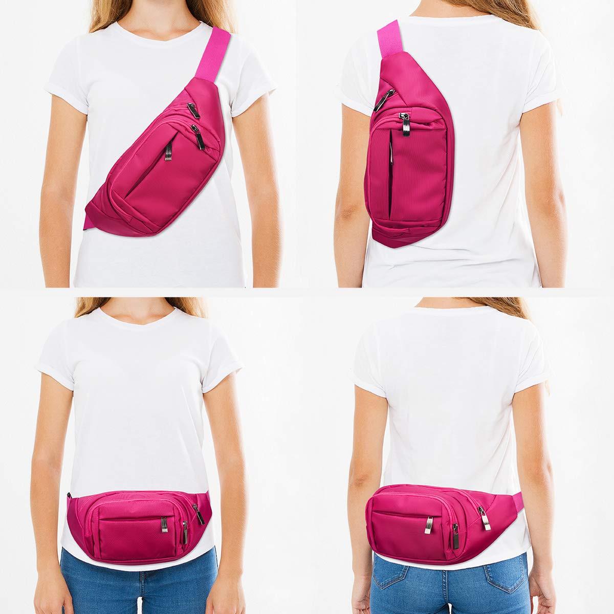 Only-bags.store Wasserdichte Gürteltasche mit grossem Fassungsvermögen  