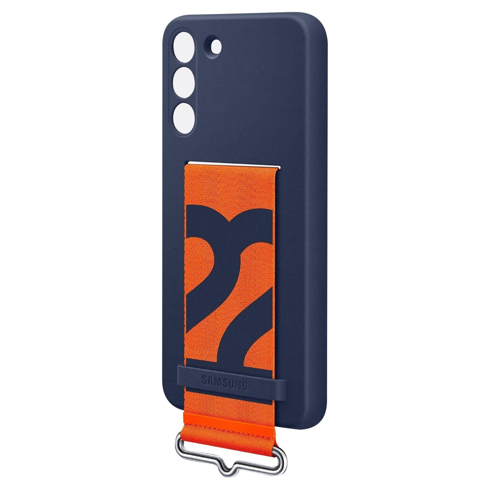 SAMSUNG  Silicone Cover mit Strap Galaxy S22 Plus 