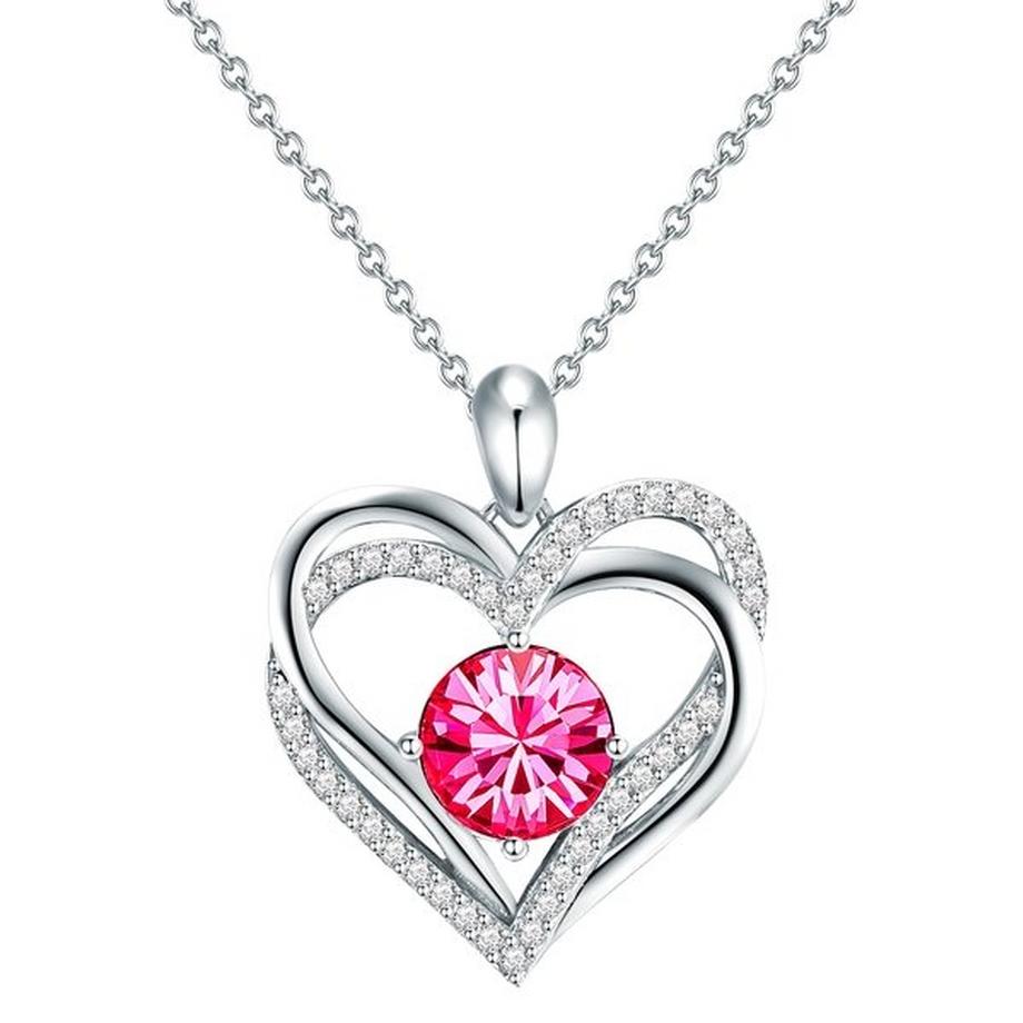 Femme Chaîne de cristaux Swarovski® Coeur