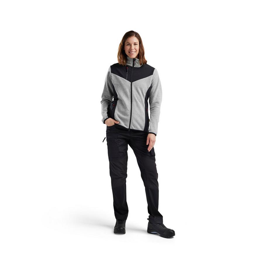 Blaklader Bakader Full Zip Fleece Strickjacke  