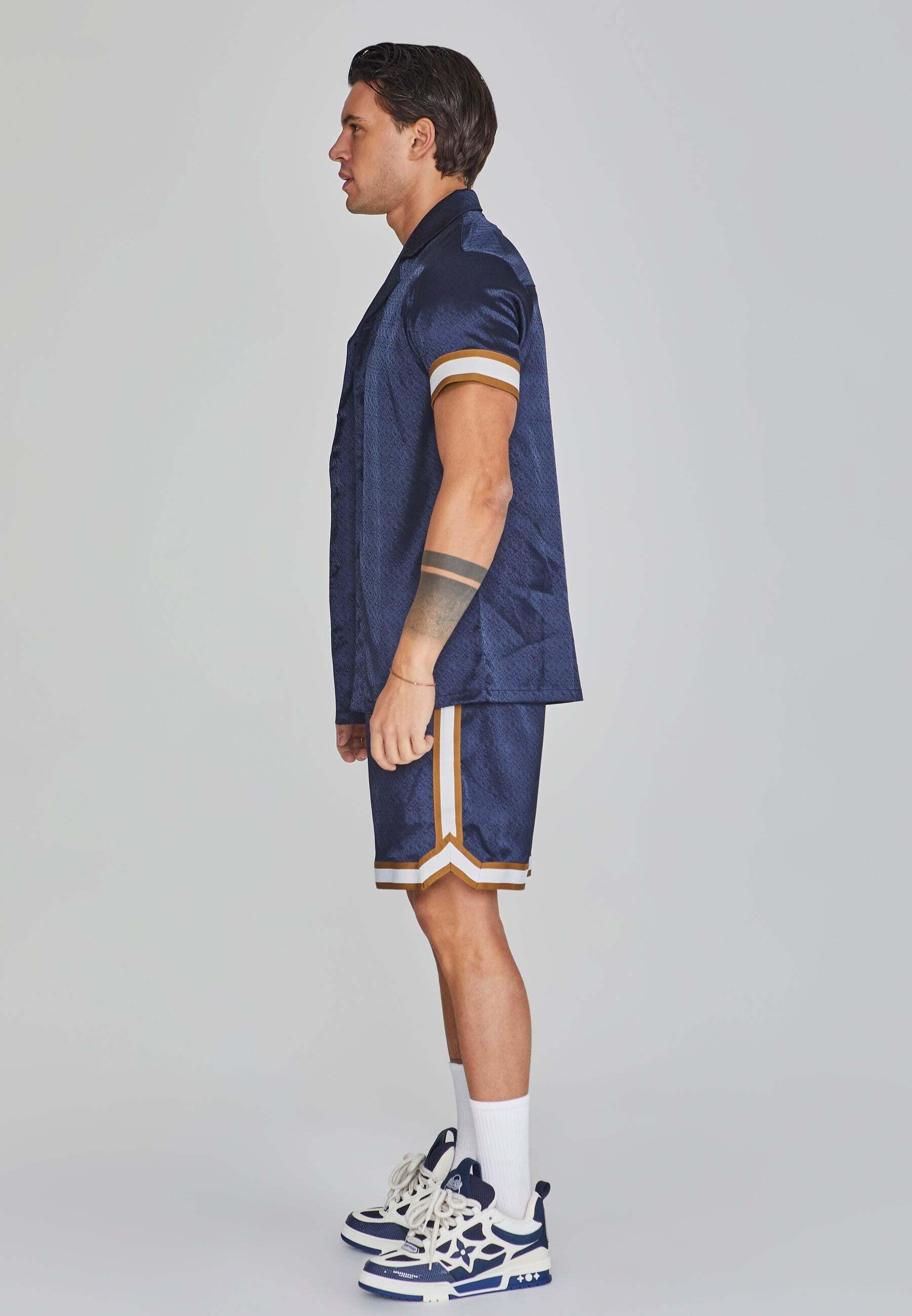 Sik Silk  Shorts Resort Shorts in Navy 