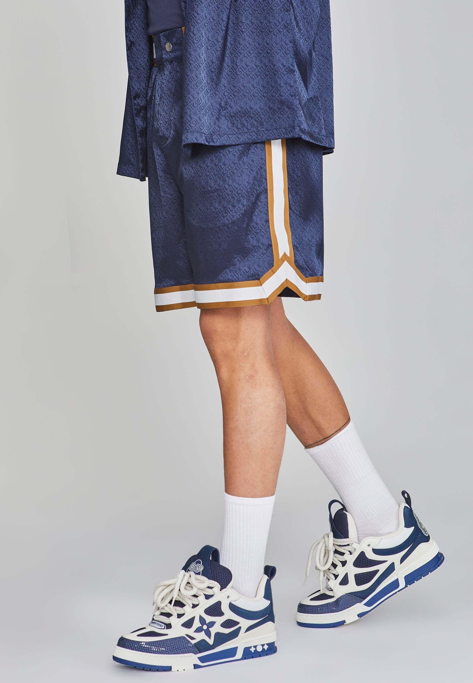 Sik Silk  Shorts Resort Shorts in Navy 