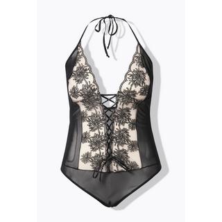 Ulla Popken Spitzenbody ouvert Öffnung im Schritt  