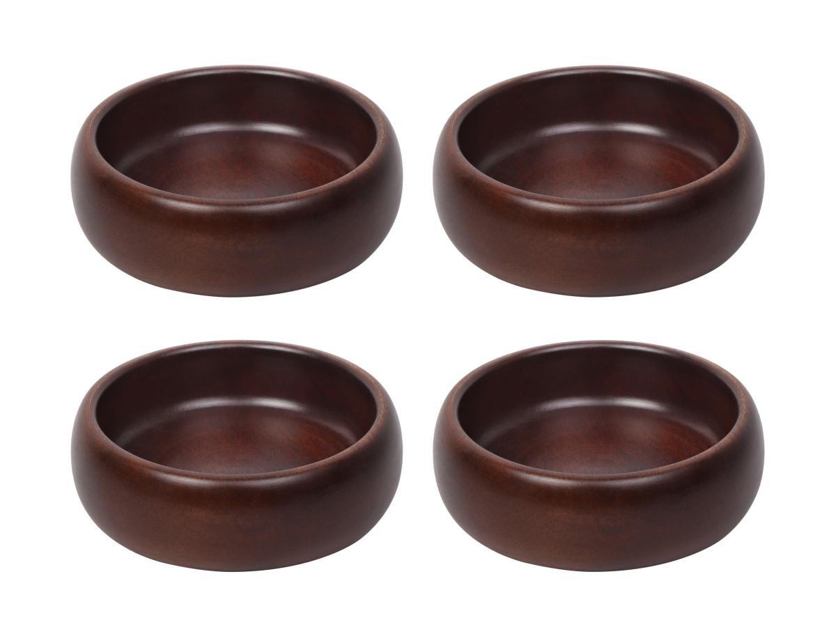 Image of Schalen 4er Set - 13 X 4 Cm - Mangoholz - Holzfarben - Valisa Unisex Braun ONE SIZE