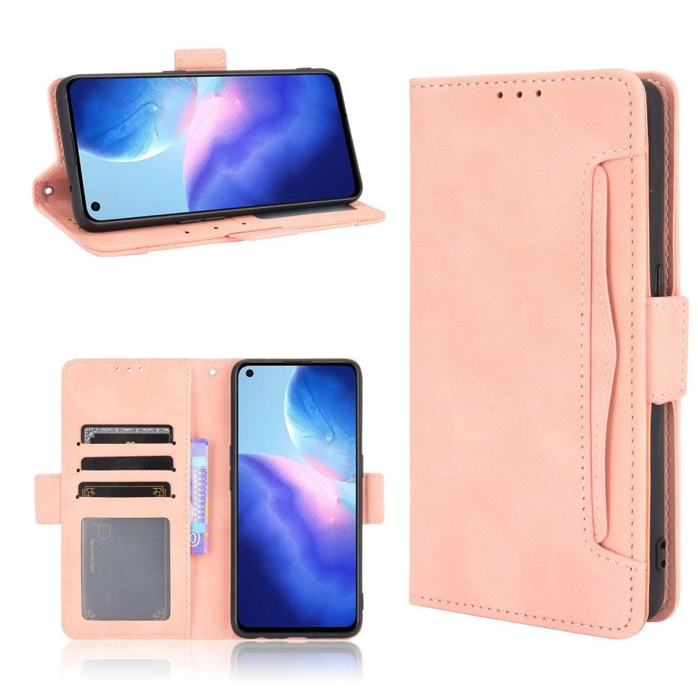 Cover-Discount  OPPO Find X3 Lite - Etui avec de nombreux compartiments pour cartes bleu foncé 