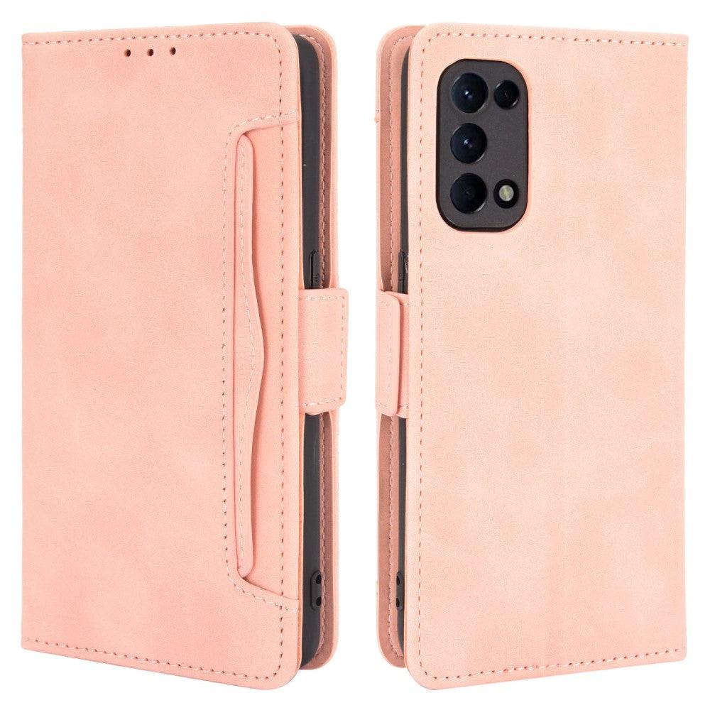 Cover-Discount  OPPO Find X3 Lite - Etui avec de nombreux compartiments pour cartes bleu foncé 