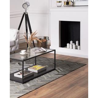 Beliani Tapis en Soie artificielle Rustique ARKUM  