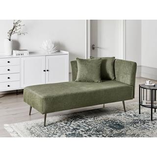 Beliani Chaise longue côté droit en Polyester Moderne RIOM  