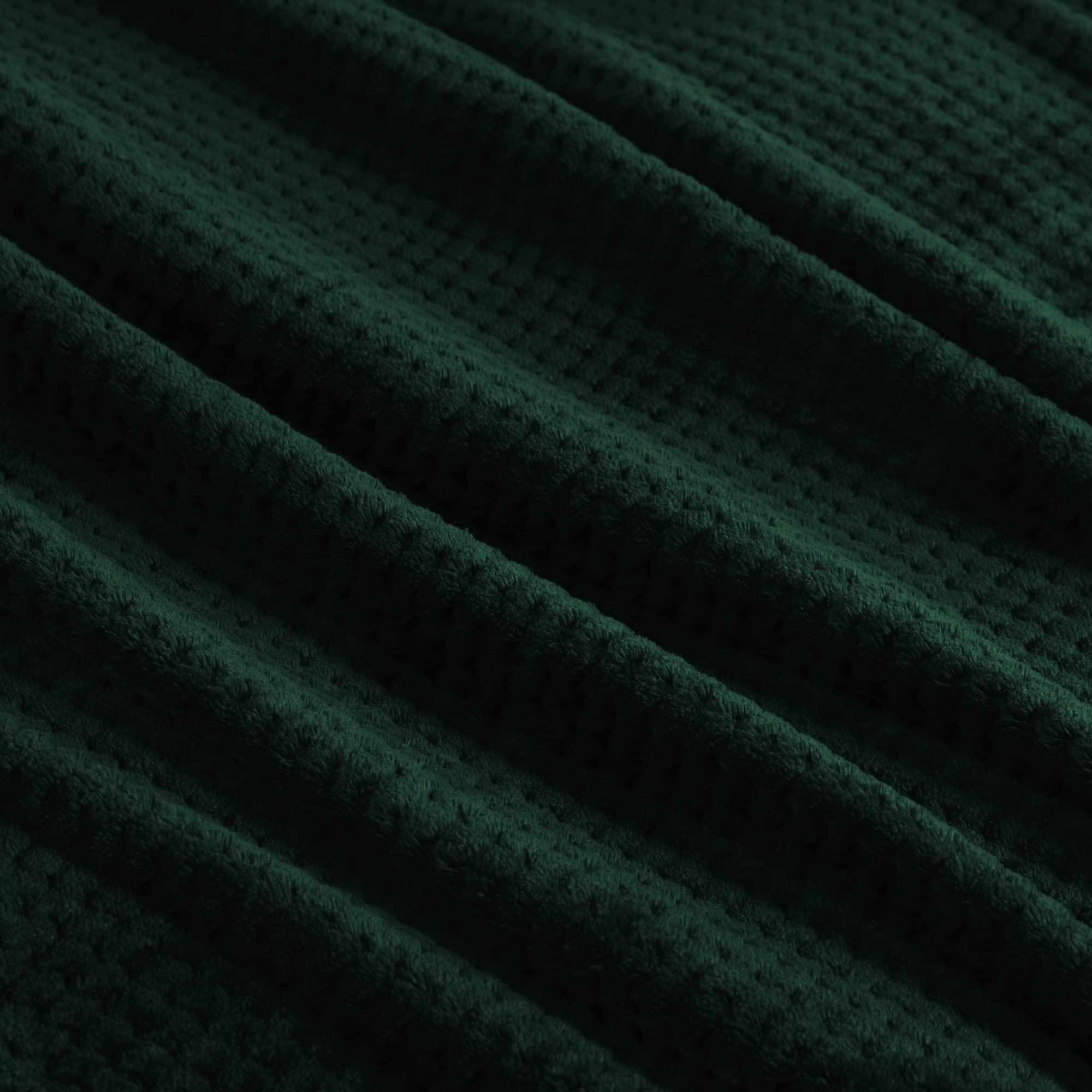 Alopini Coperta in pile super morbida e calda con motivo a nido d'ape  