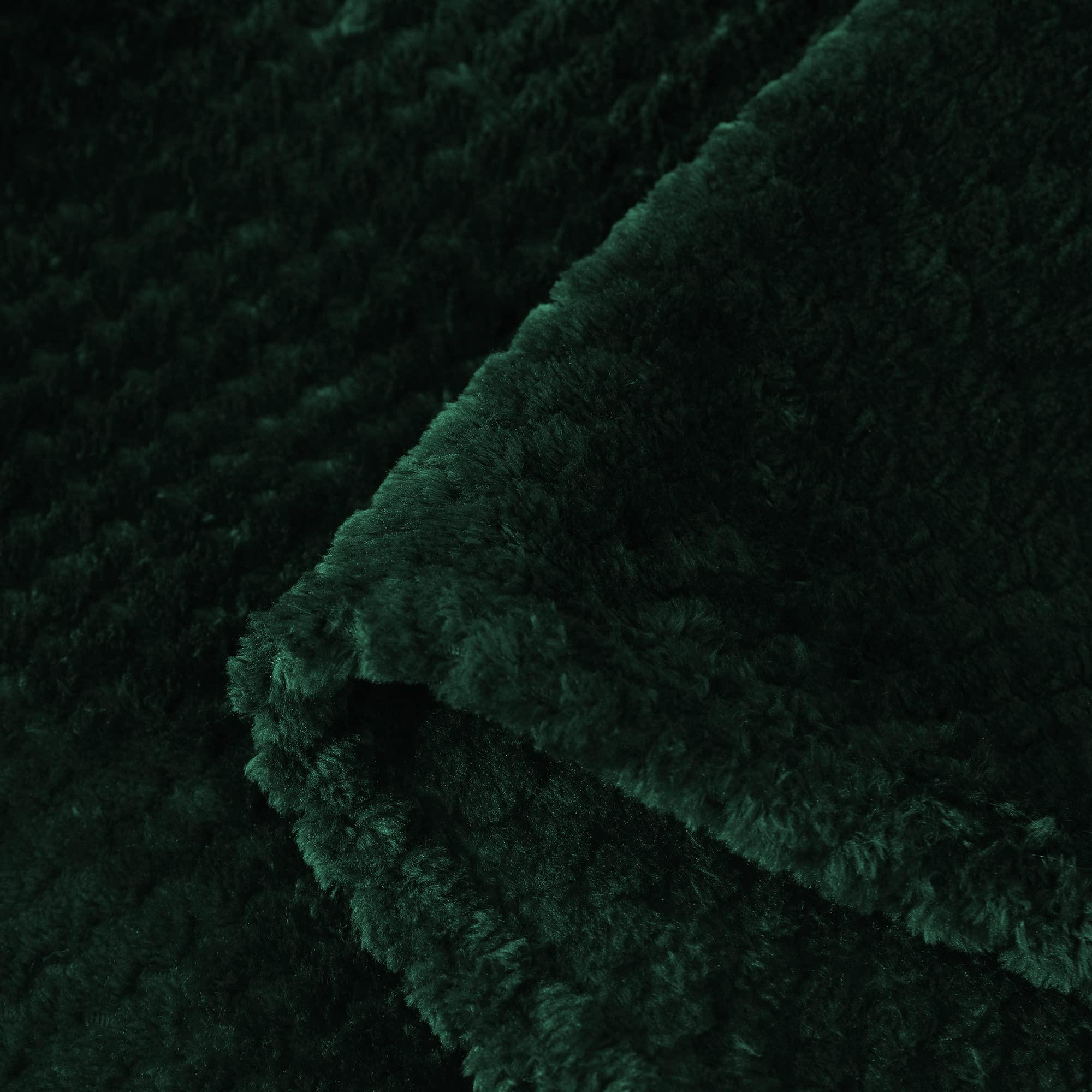 Alopini Coperta in pile super morbida e calda con motivo a nido d'ape  