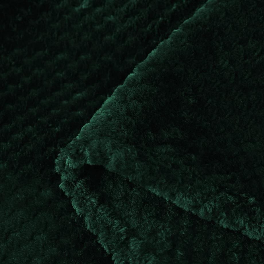 Alopini Coperta in pile super morbida e calda con motivo a nido d'ape  