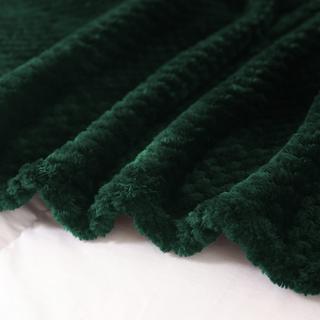 Alopini Coperta in pile super morbida e calda con motivo a nido d'ape  