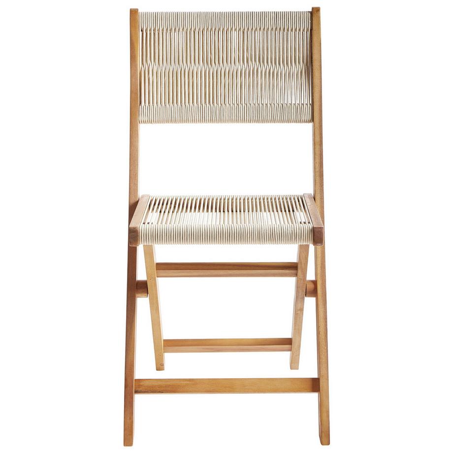 Beliani Set di 2 sedie da giardino en Legno d'acacia Mediterraneo PROSSEDI  