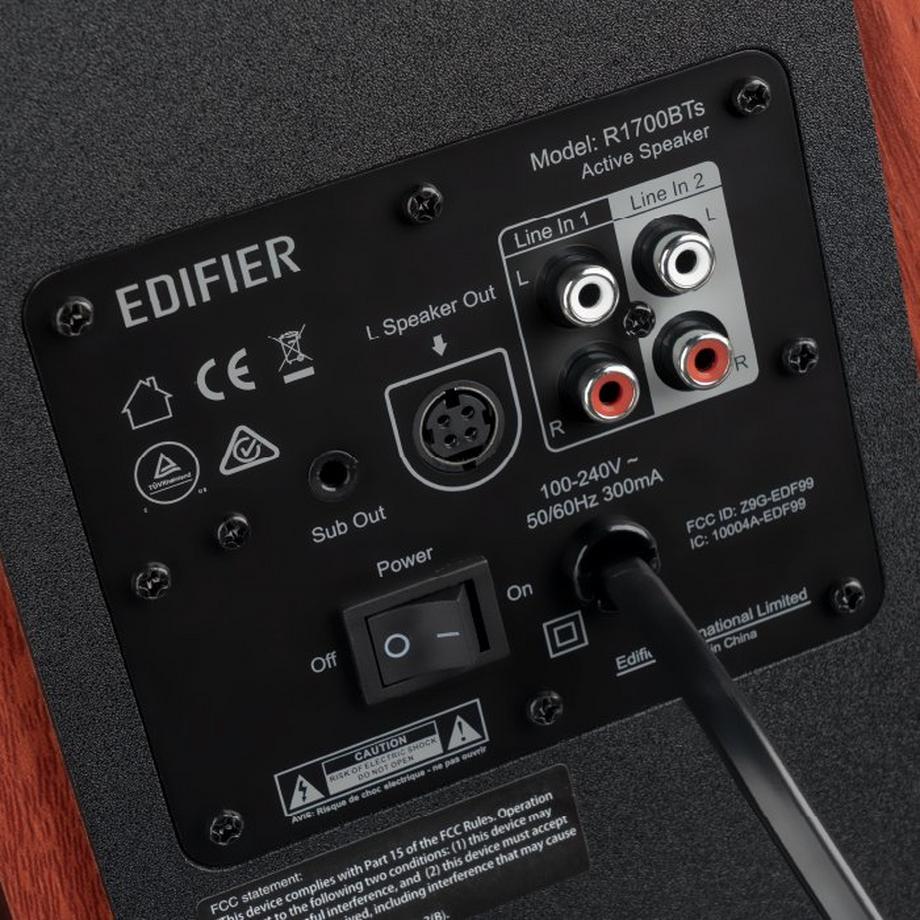 Edifier  R1700BTS haut-parleur Noir, Bois Avec fil &sans fil 66 W 
