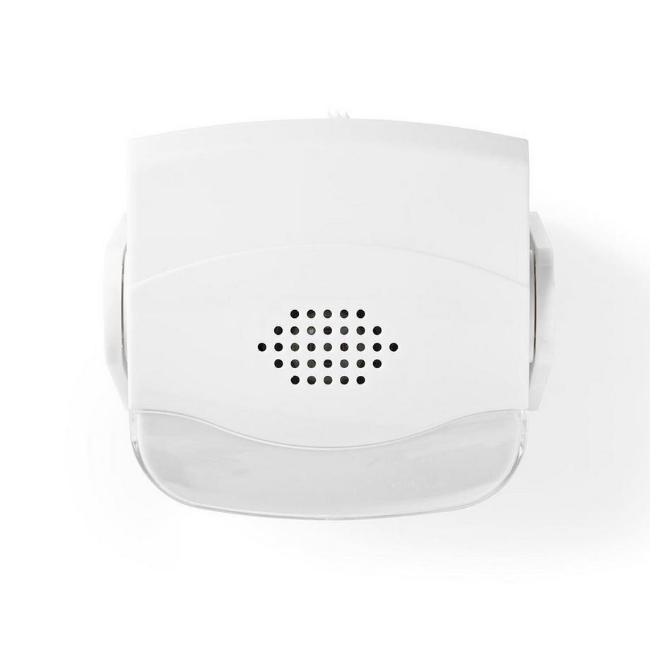Nedis  Bewegungsmelder Alarm | Batteriebetrieben | 3x AAA/LR03 | 80 dB | Meldereichweite: 1,10 m | Melderwinkel: 10° | Decke / Wand | Weiß 