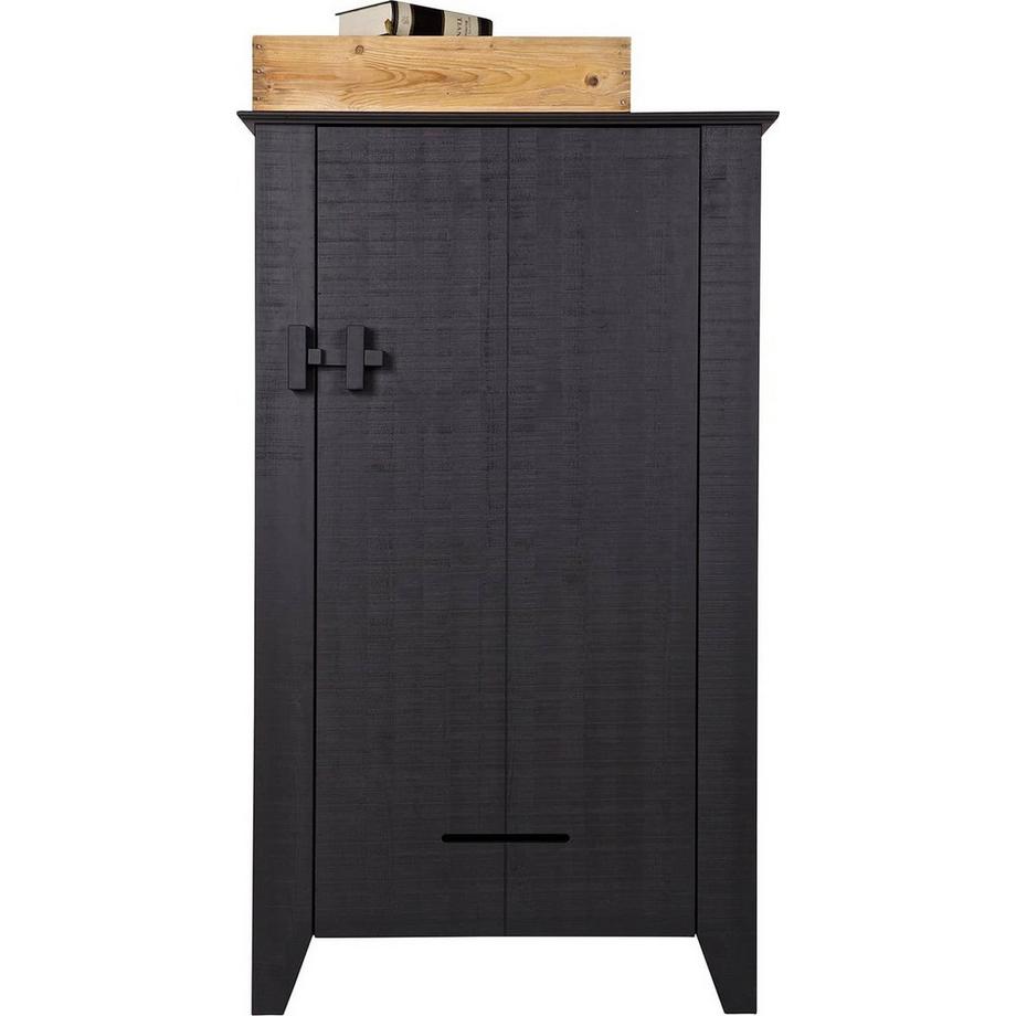 mutoni Bauernschrank Gijs Kiefer Schwarz (FSC)  