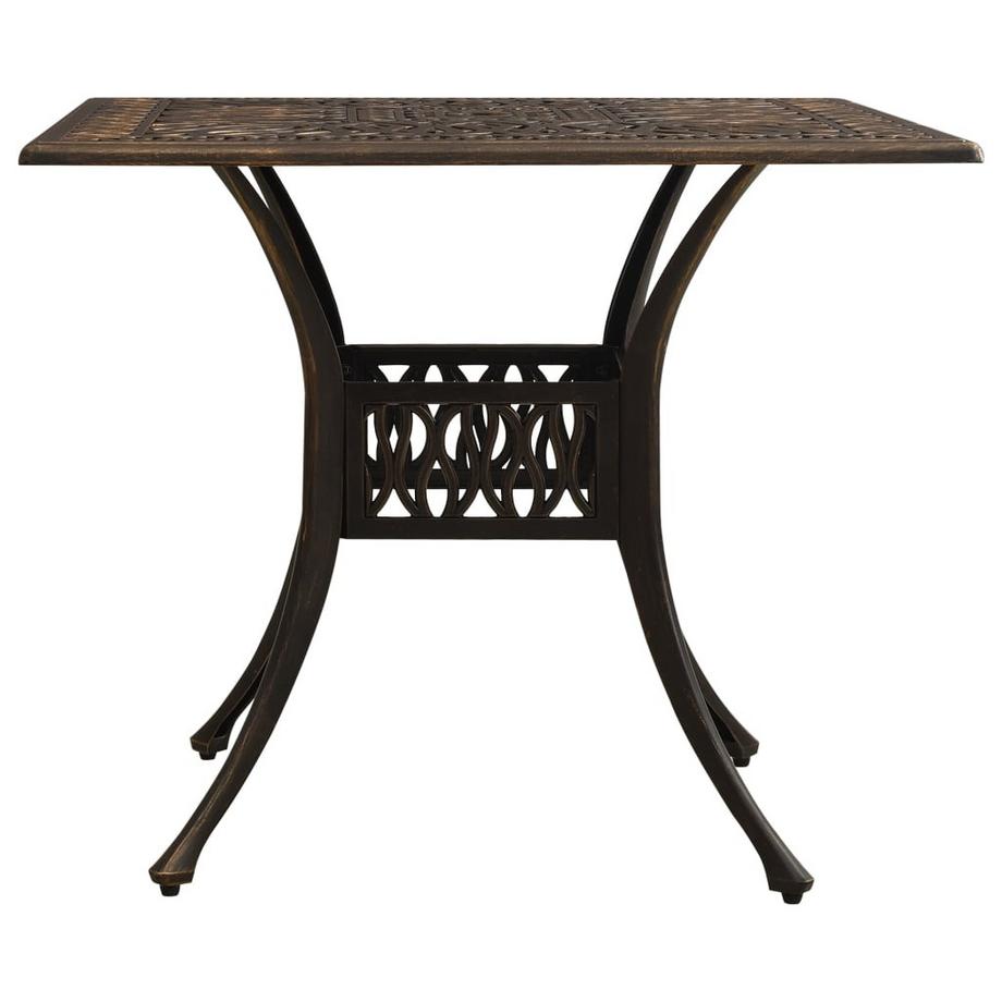 VidaXL Table de jardin aluminium  