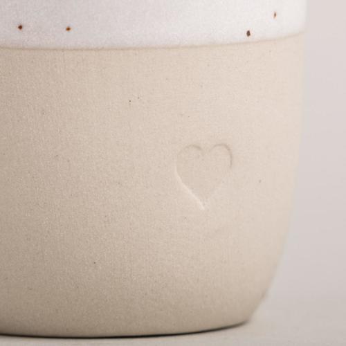 Eulenschnitt Espresso Becher Herz  