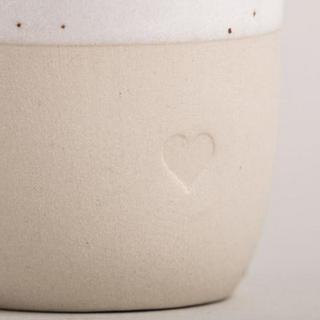 Eulenschnitt Espresso Becher Herz  