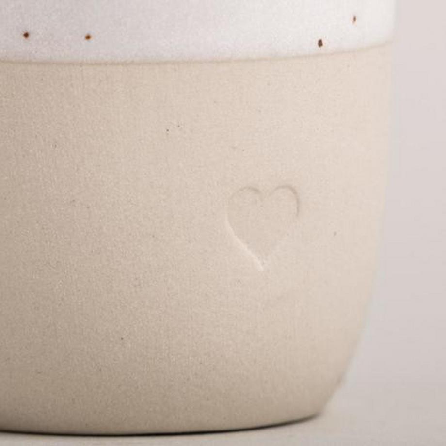 Eulenschnitt Espresso Becher Herz  